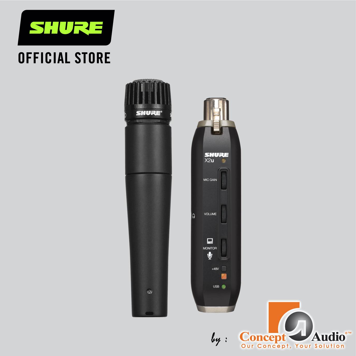 SHURE SM57LC DYNAMIC INSTRUMENT MICROPHONE