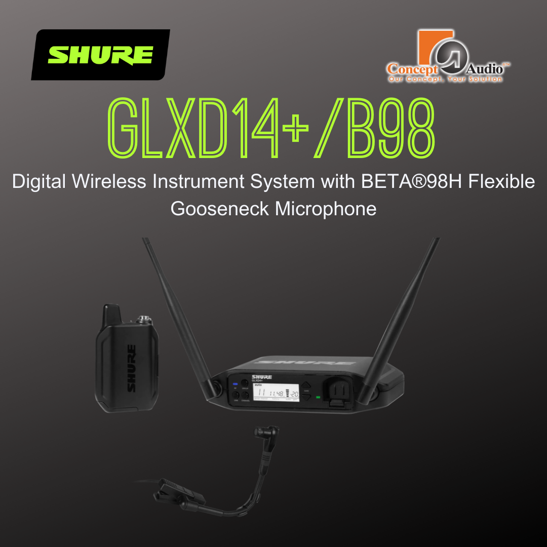 GLXD14+/B98 Digital Wireless Instrument System with BETA®98H Flexible