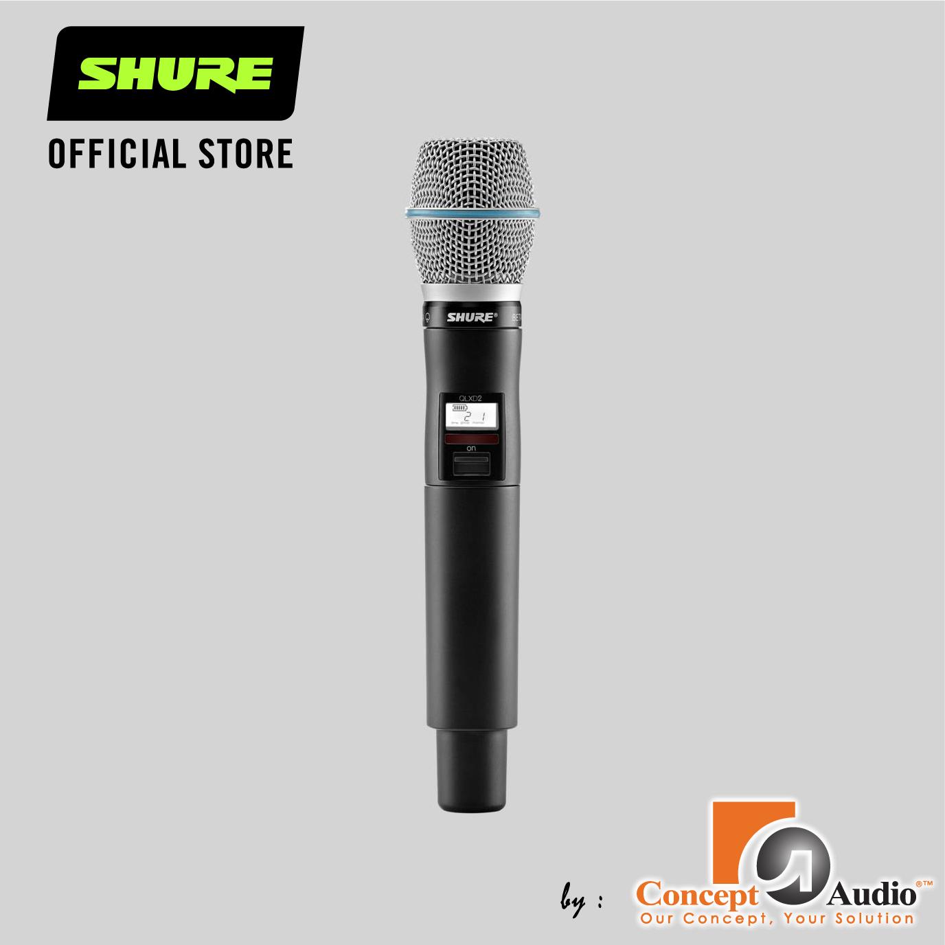SHURE QLXD2/B87C QLXD2 Handheld Transmitter With Beta87C Capsule